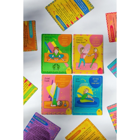 YOGA ZOO EDUKACINIS VAIKŲ JOGOS KORTELIŲ RINKINYS!