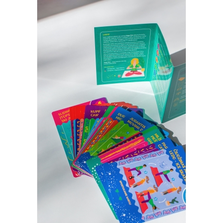 YOGA ZOO FIZINIO UGDYMO IR LAVINIMO KORTELIŲ RINKINYS